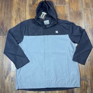 Dixxon Form and Function Tech Black Gray Lightweight Hooded Jacket Men's 4X NWT